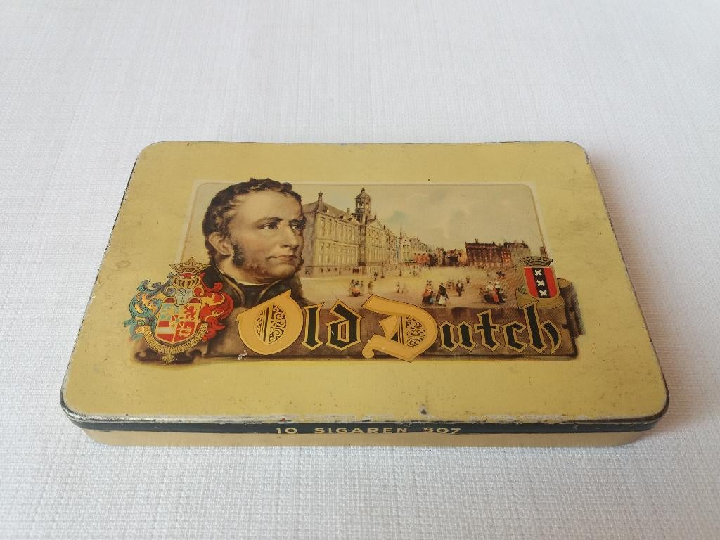 merk van kaveewee fabriek old dutch blik, Verzamelen, Ophalen of Verzenden, Overige