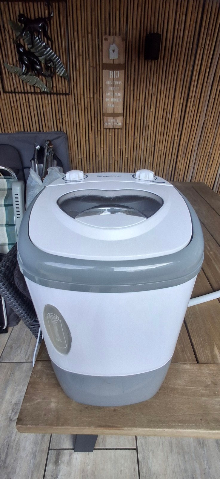 Compacte mini wasmachine - Ideaal voor kleine ruimtes, Witgoed en Apparatuur, Wasmachines, Ophalen, Minder dan 1200 toeren, Minder dan 85 cm