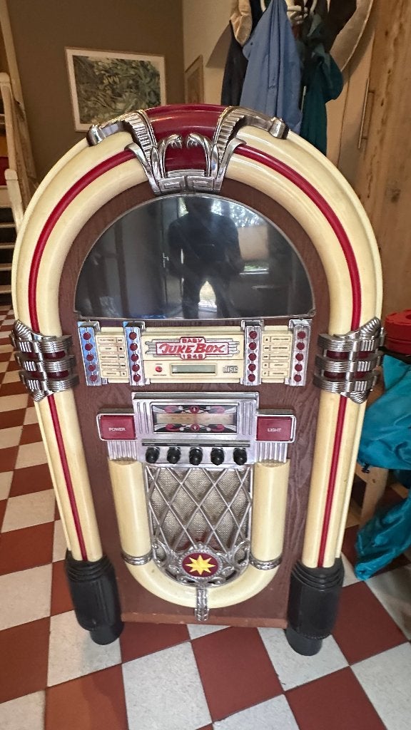 Wurlitzer baby jukebox, Verzamelen, Automaten | Jukeboxen, Ophalen, Gebruikt, 1970 tot heden, Overige merken