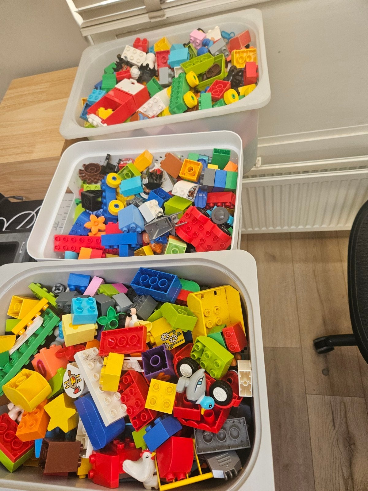 Grote partij diverse bouwblokken (Lego Duplo), Kinderen en Baby's, Ophalen of Verzenden, Gebruikt, Overige merken