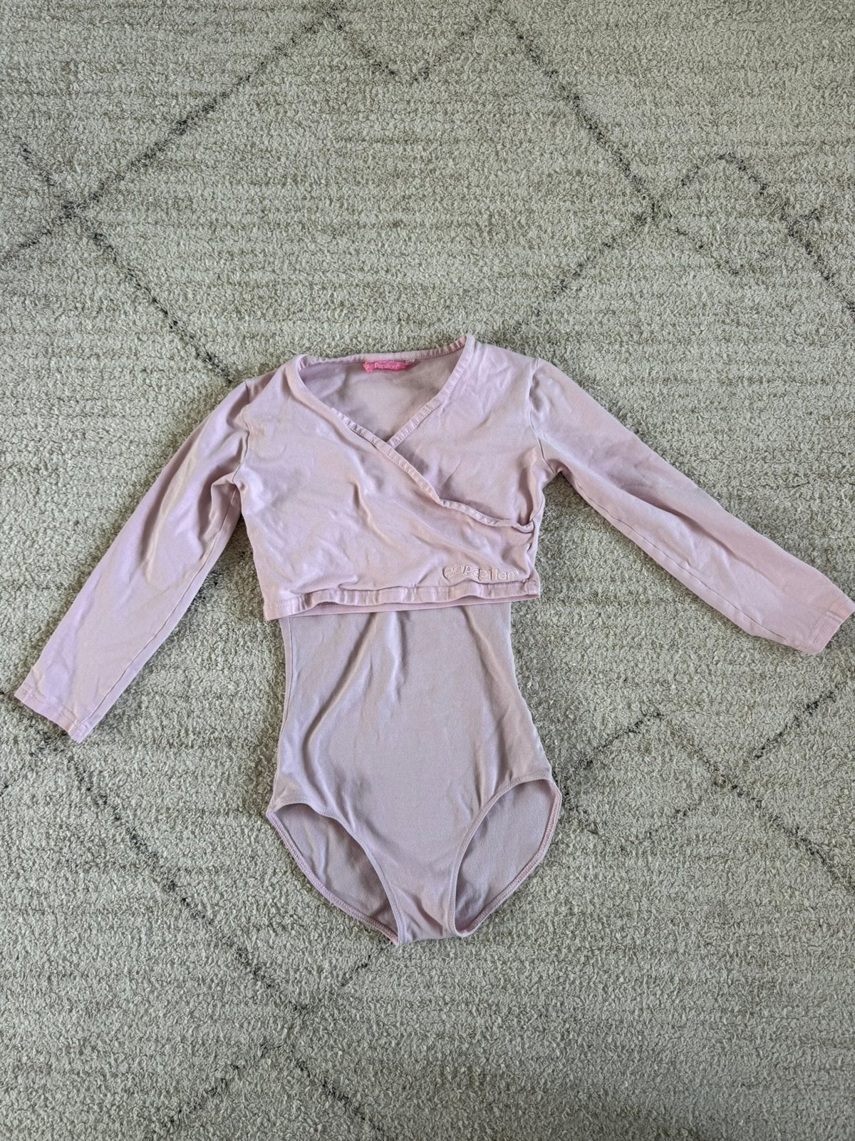 Papillon ballet set size 10 (leotard and long sleeve), Ophalen of Verzenden, Gebruikt, Kleding