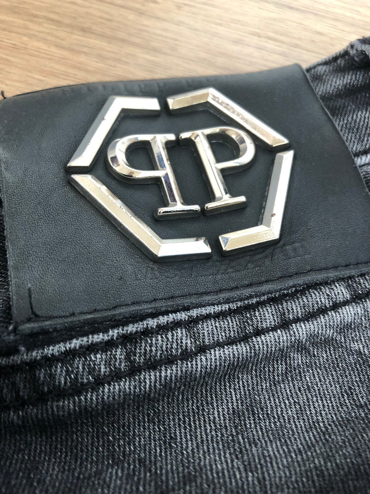 Philipp plein couture zwarte broek 44, Philipp plein, Zwart, Maat 42/44 (L), Ophalen of Verzenden