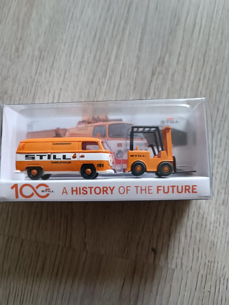 Wiking 20272 Volkswagen VW T2 Kasten + Still DG 2 heftruck, Ophalen of Verzenden, Nieuw, Auto, Wiking
