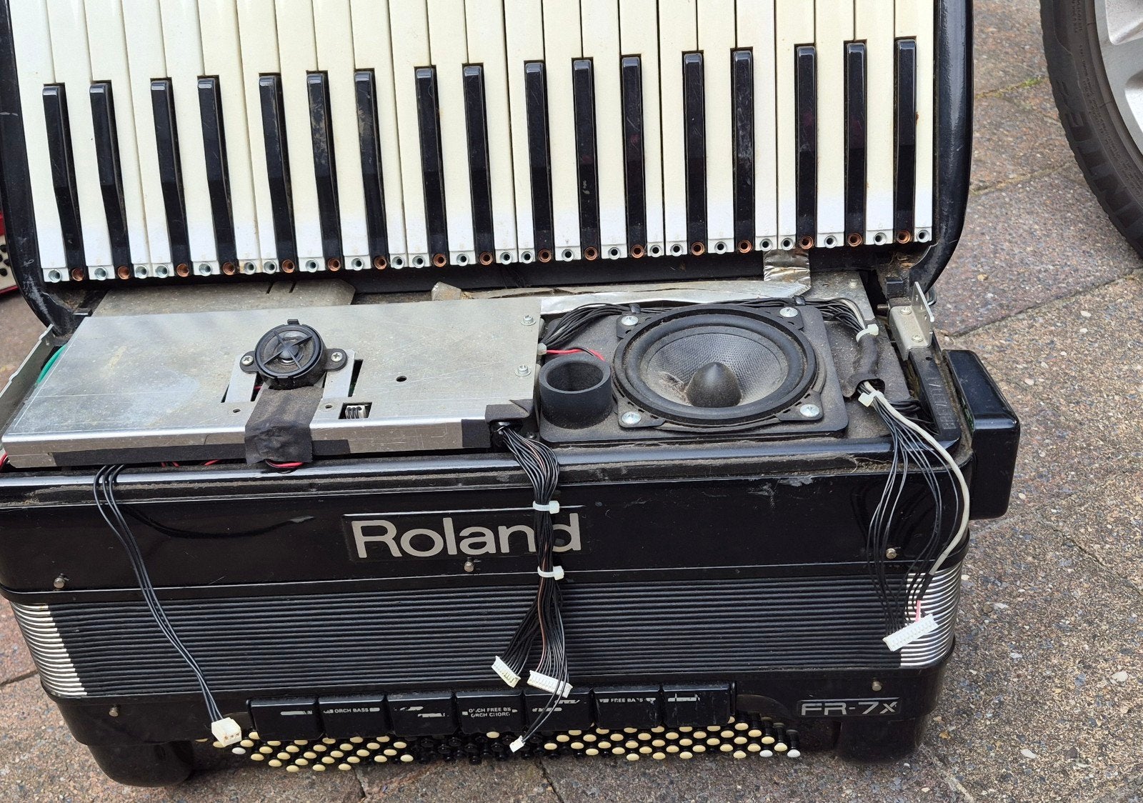 Roland FRX7 donoraccordeon, Muziek en Instrumenten, Accordeons, Ophalen, 120-bas, Overige merken