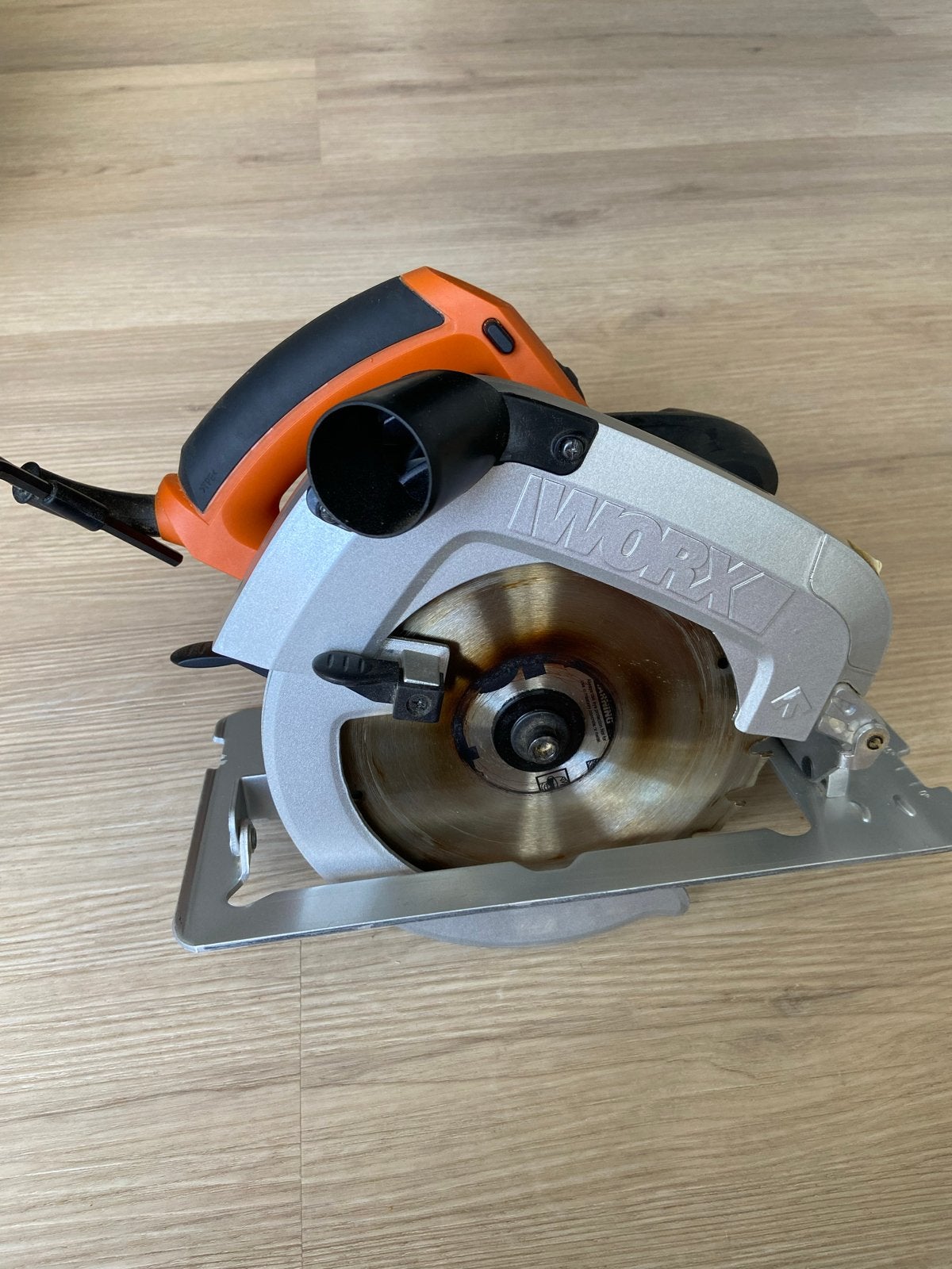 Worx WX445 Cirkelzaag - Compact en Krachtig, Gebruikt, Cirkelzaag, Ophalen of Verzenden, 30 tot 70 mm