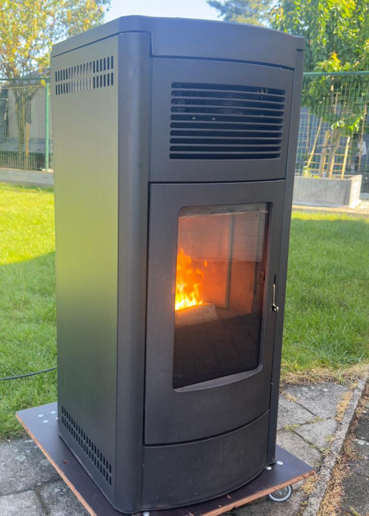 Pelletkachel MCZ Musa 11.5 kw met afstandsbediening, Huis en Inrichting, Kachels, Ophalen, Zo goed als nieuw, Overige brandstoffen