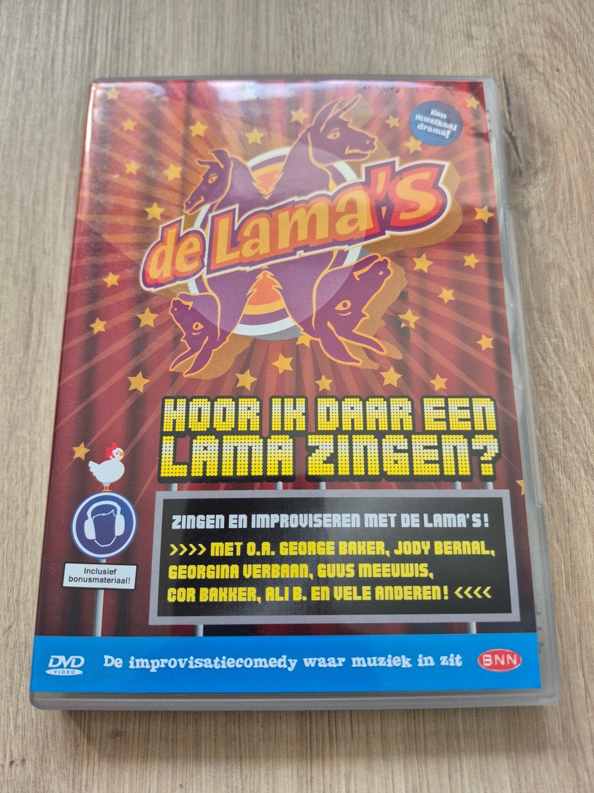 De Lama's - Hoor Ik Daar Een Lama Zingen? (DVD), Gebruikt, Alle leeftijden, De Lama's, Inclusief doosje