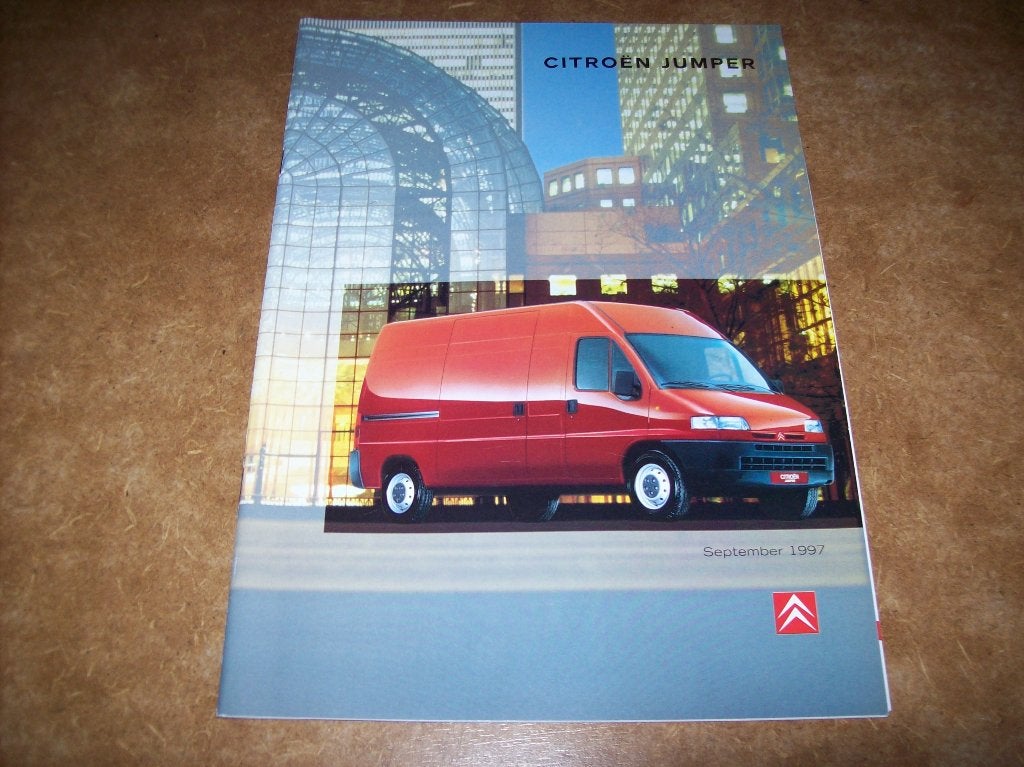 brochure Citroen Jumper  1998, Ophalen of Verzenden, Zo goed als nieuw, Citroën