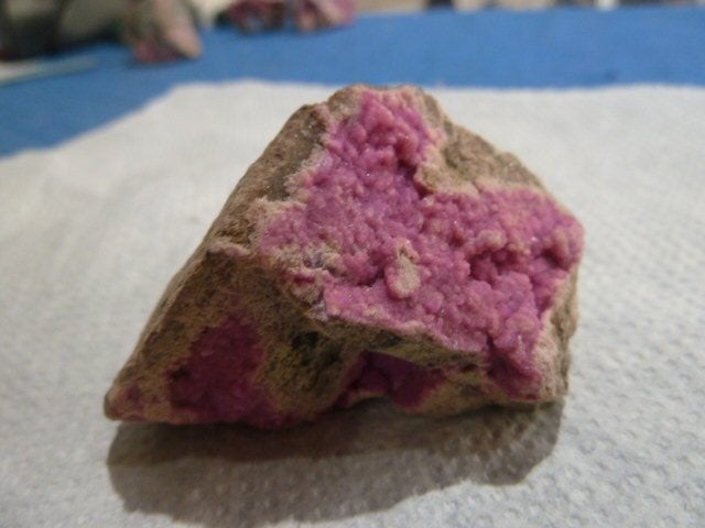 Cobalto Calciet (03), Verzamelen, Ophalen of Verzenden, Mineraal