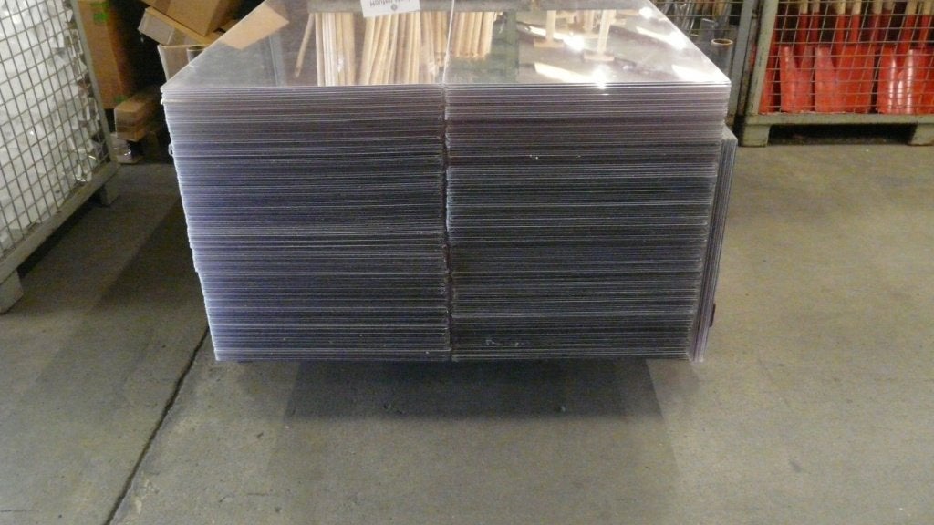Plexiglas plaat helder 1500 x 500 x 4 mm gebruikt, Ophalen, Gebruikt