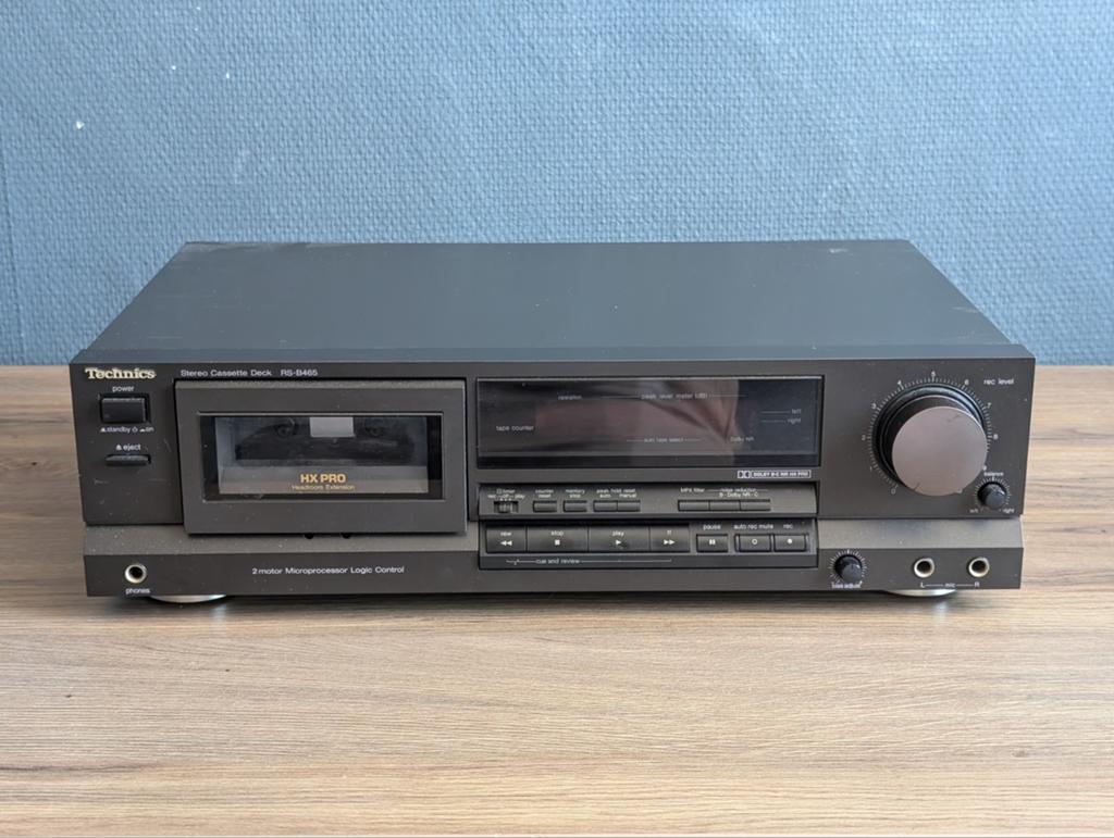 Technics RS-B465 Cassettedeck - Netjes!, Ophalen of Verzenden