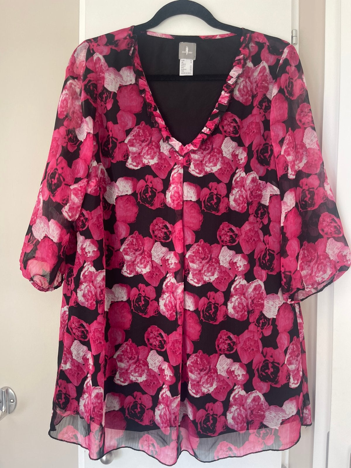 Fair Lady prachtige blouse maat 42, Ophalen of Verzenden, Zo goed als nieuw, Maat 42/44 (L), Roze