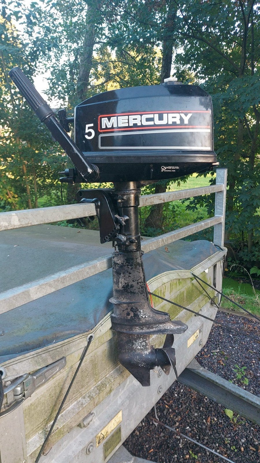 Mercury 5 PK Buitenboordmotor - Gebruikt