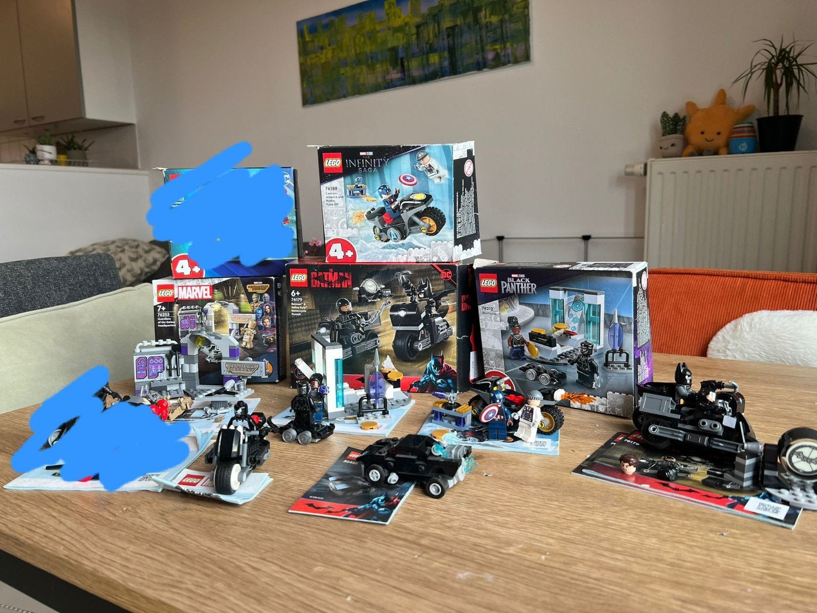 LEGO Marvel & Batman 6 Sets, Gebruikt, Compleet, Marvel, Lego