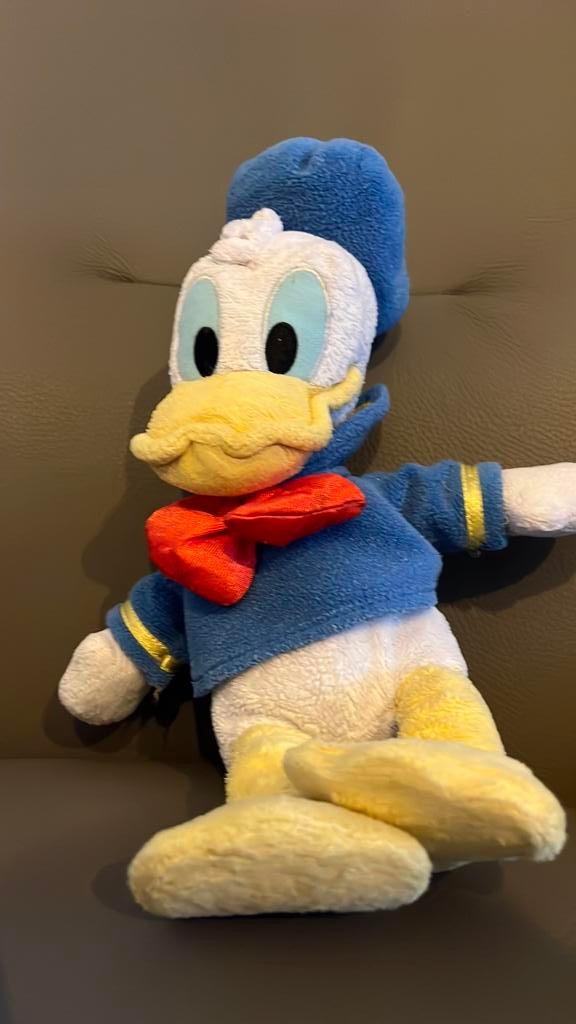 Donald duck knuffel, Ophalen of Verzenden, Zo goed als nieuw, Eend