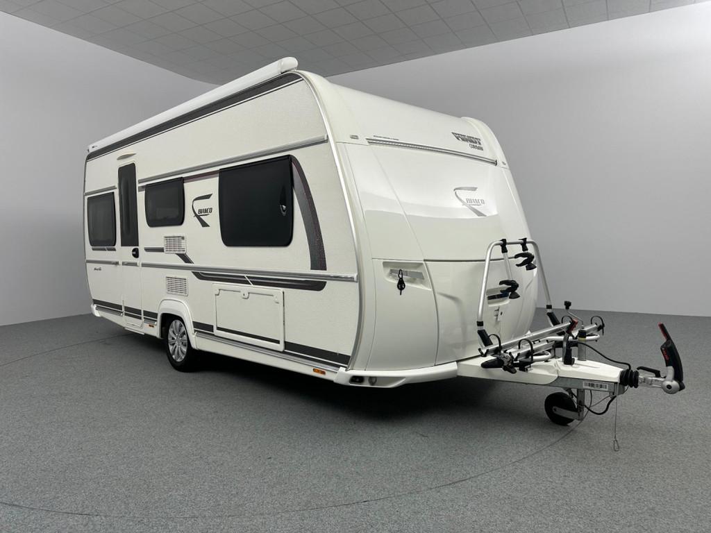 Fendt Bianco Selection 465 TG Enkele bedden Cassetteluifel, Caravans en Kamperen, Caravans, Mover, Bedrijf, 1250 - 1500 kg, 2 aparte bedden