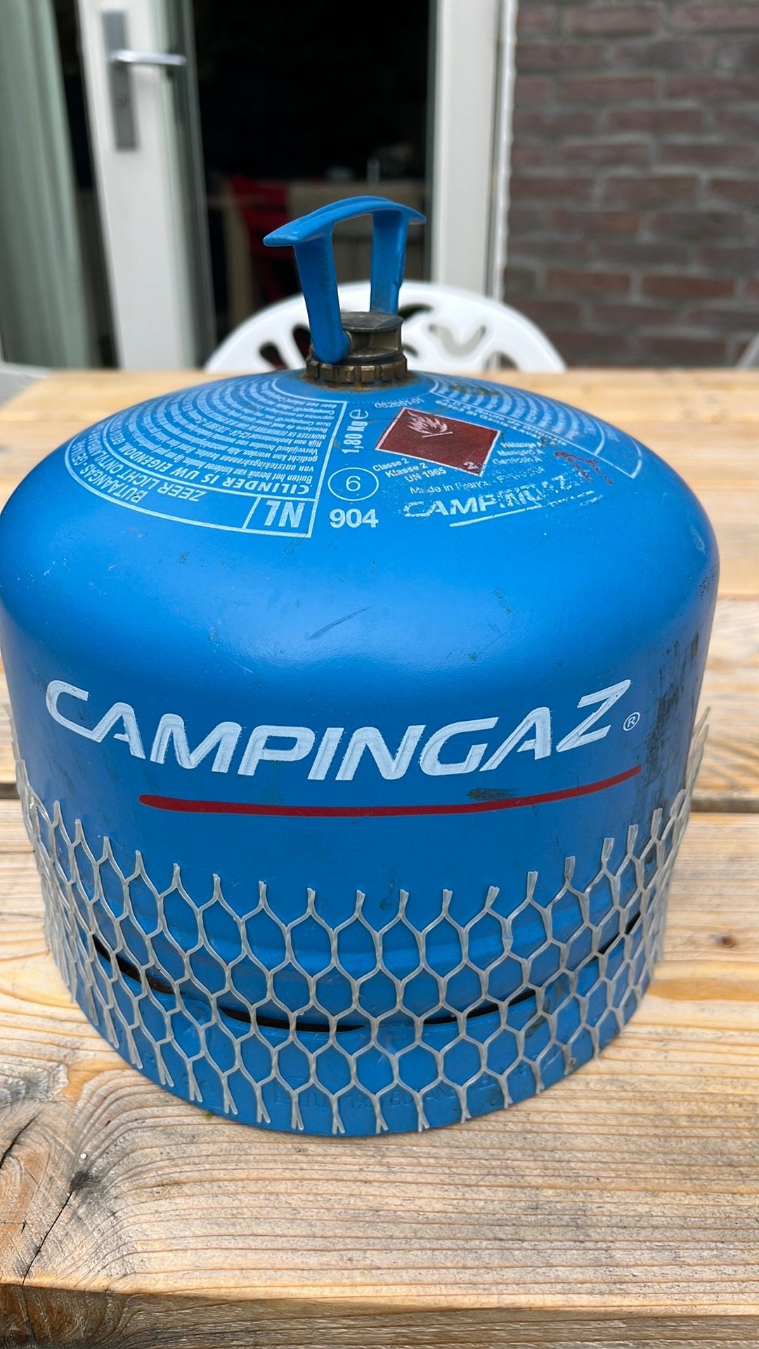 Campingaz 904, Ophalen, Gebruikt