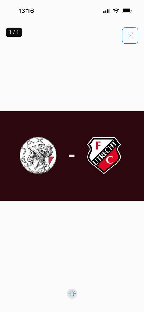 Ajax utrecht eerste ring, Twee personen, Mei
