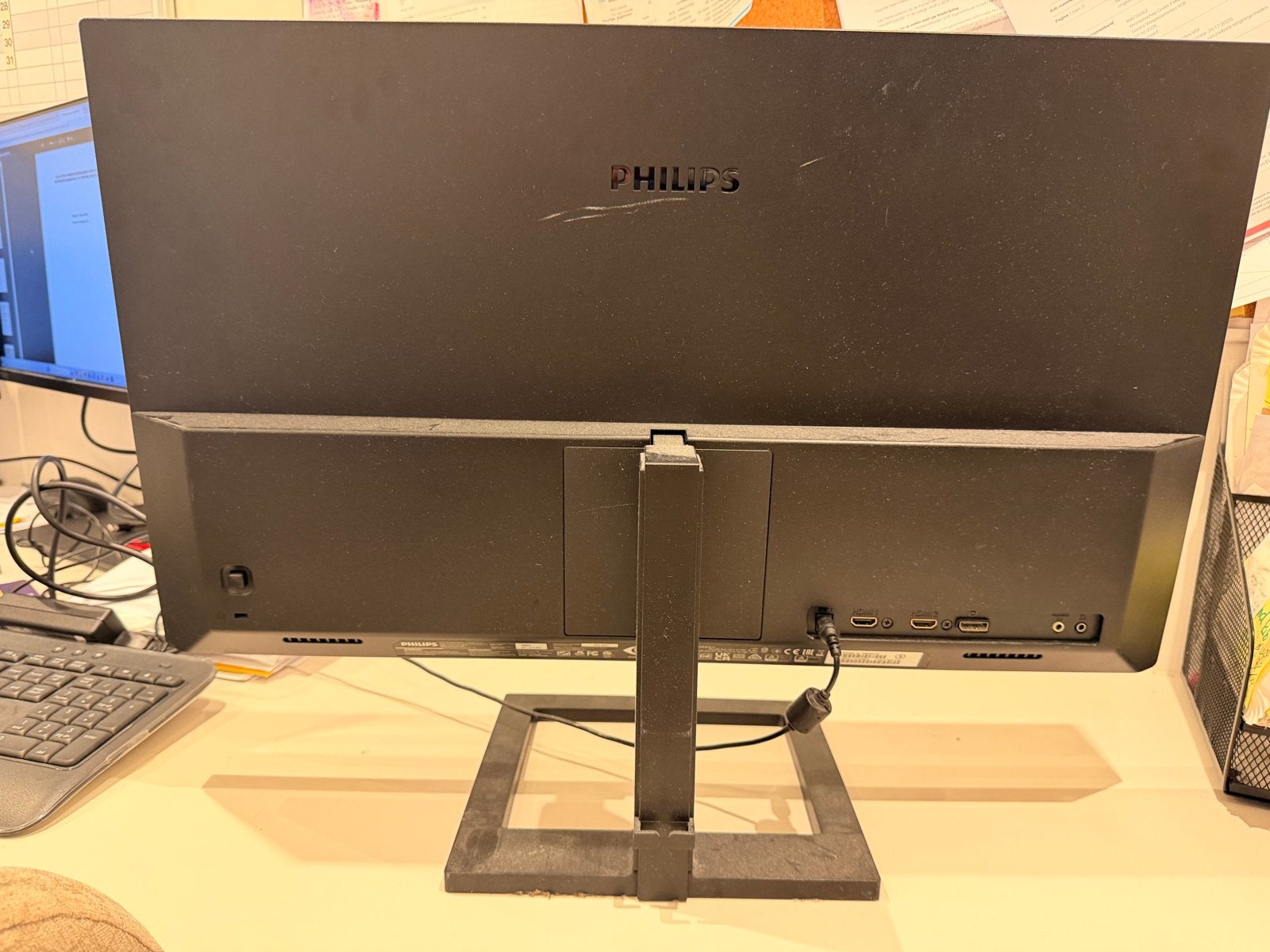 Philips 28 inch 4K IPS monitor | HDMI & DisplayPort, DisplayPort, Ingebouwde speakers, 60 Hz of minder, Ophalen