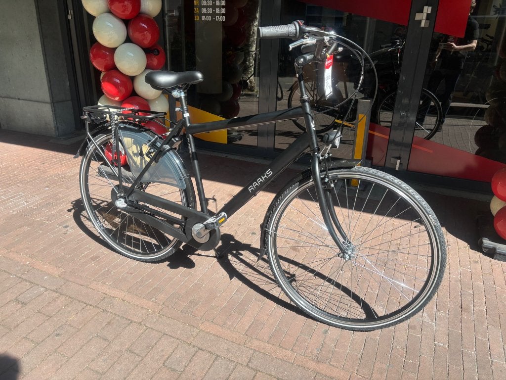 Fietshokje Raaks: Raaks Furore n3 herenfiets nieuw!!, Velgrem, Versnellingen, Niet ingevuld, Nieuw