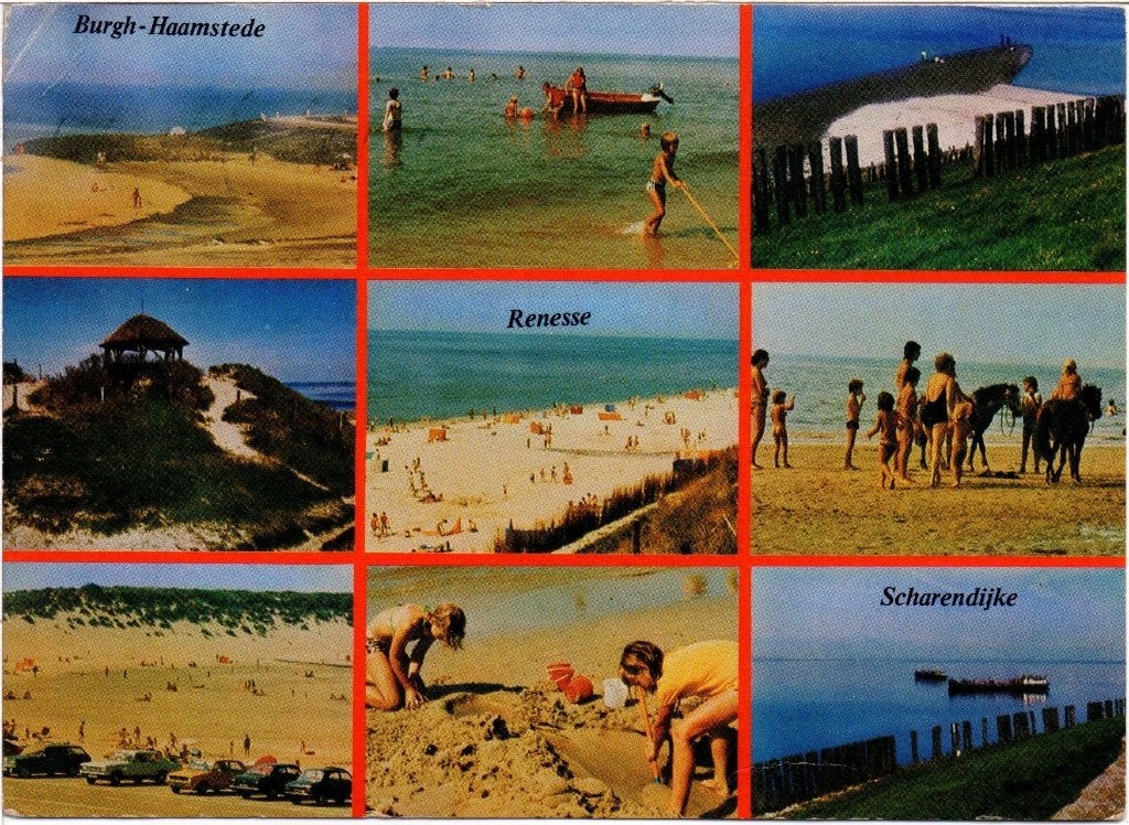 Burgh-Haamstede  Renesse - Scharendijke, Ophalen of Verzenden, Gelopen, Zeeland