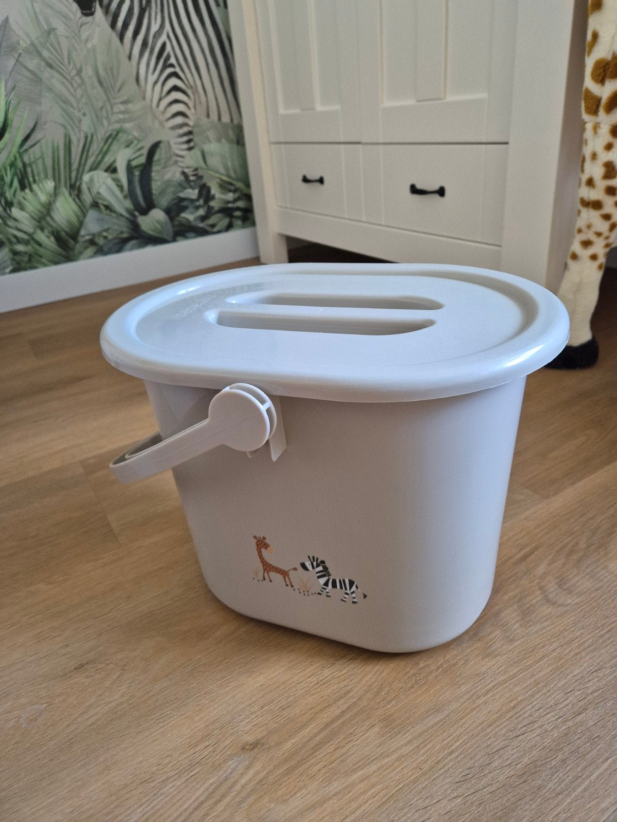 Bébé-jou luieremmer met deksel en handvat, Ophalen, Zo goed als nieuw