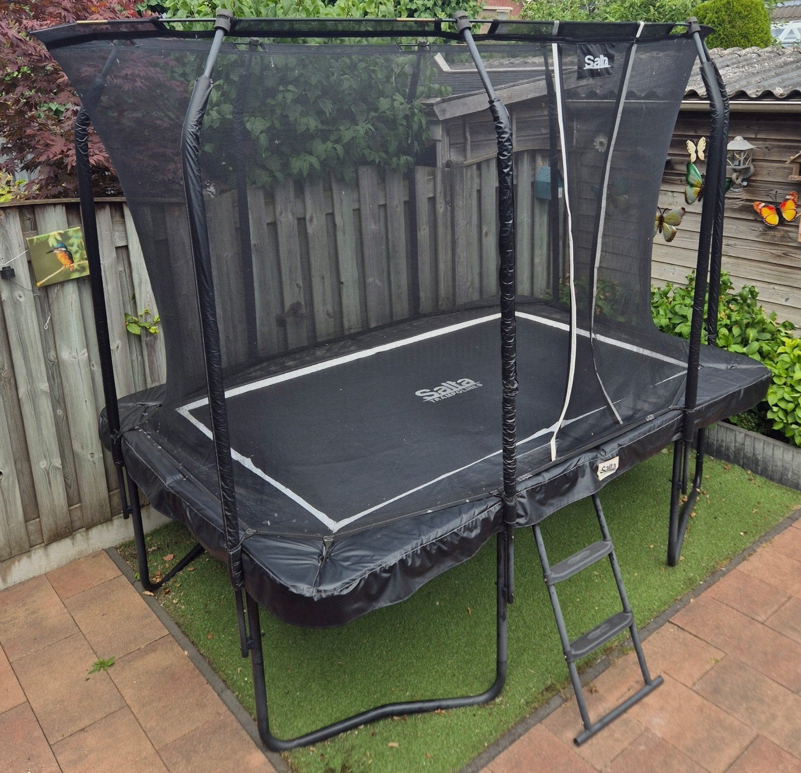 Salta trampoline 214x305cm, Ophalen, Gebruikt