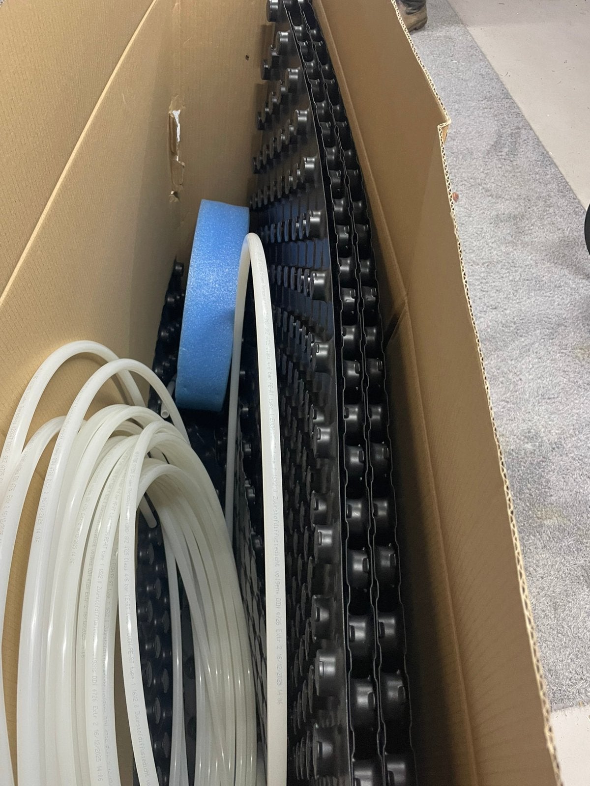 5x noppenplaat, 1x25m randisolatie & +/-30m meerlagen buis, Ophalen, Minder dan 30 cm, Overige typen, Minder dan 60 cm