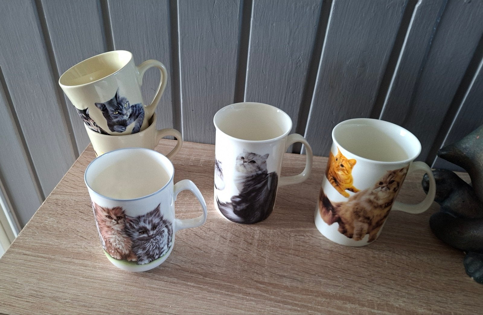Mokken met katten afbeelding, Ophalen of Verzenden, Nieuw, Porselein, Overige typen