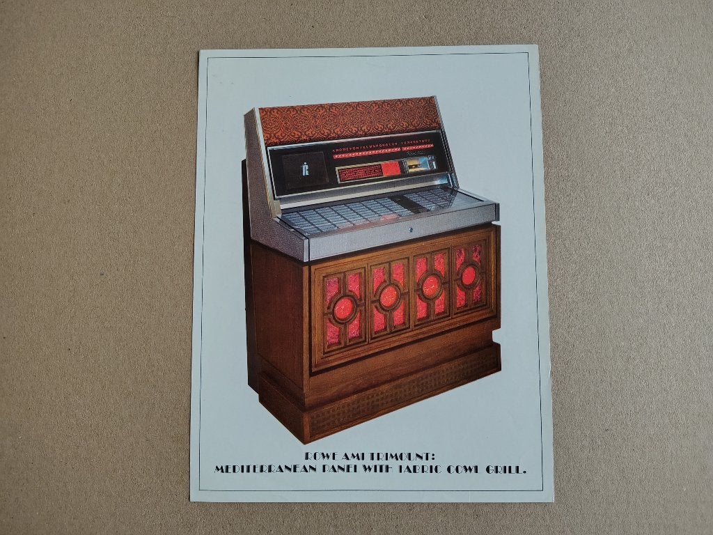 Flyer: Rowe-AMi MM4 (1970) jukebox, Verzenden, Gebruikt, 1950 tot 1960, Seeburg