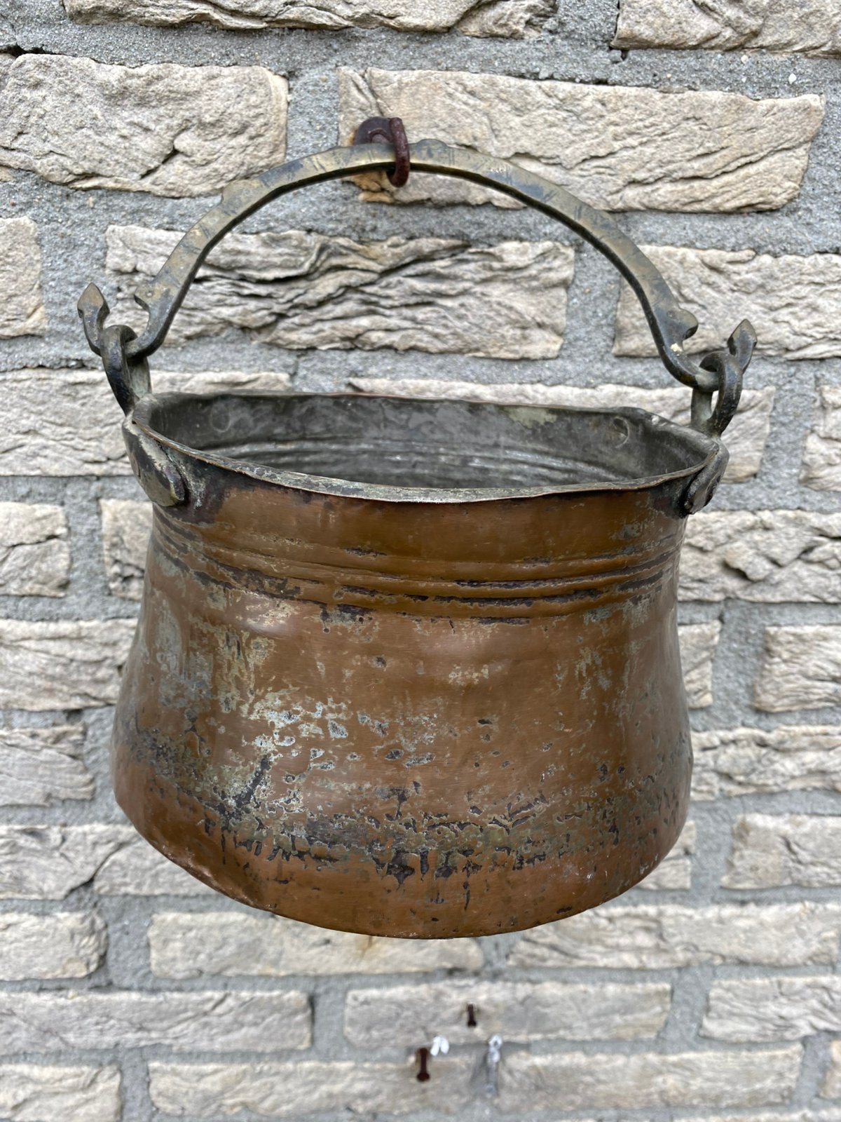 Oude koperen ( heksen) ketel, Ophalen of Verzenden