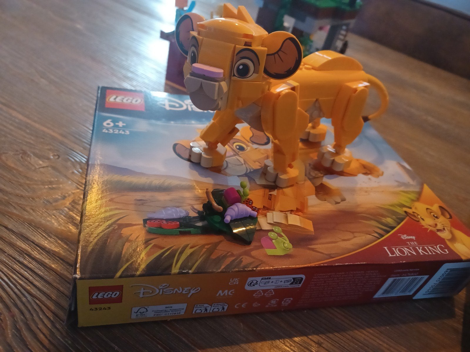 Lego Disney Simba De Leeuwenkoning set 43243 met doos, Ophalen, Zo goed als nieuw