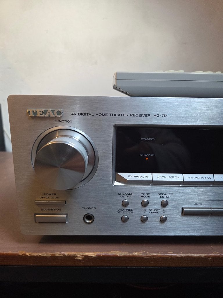 TEAC AG-7D Receiver 6.1-kanaals, Overige systemen, Zo goed als nieuw, 120 watt of meer, Ophalen