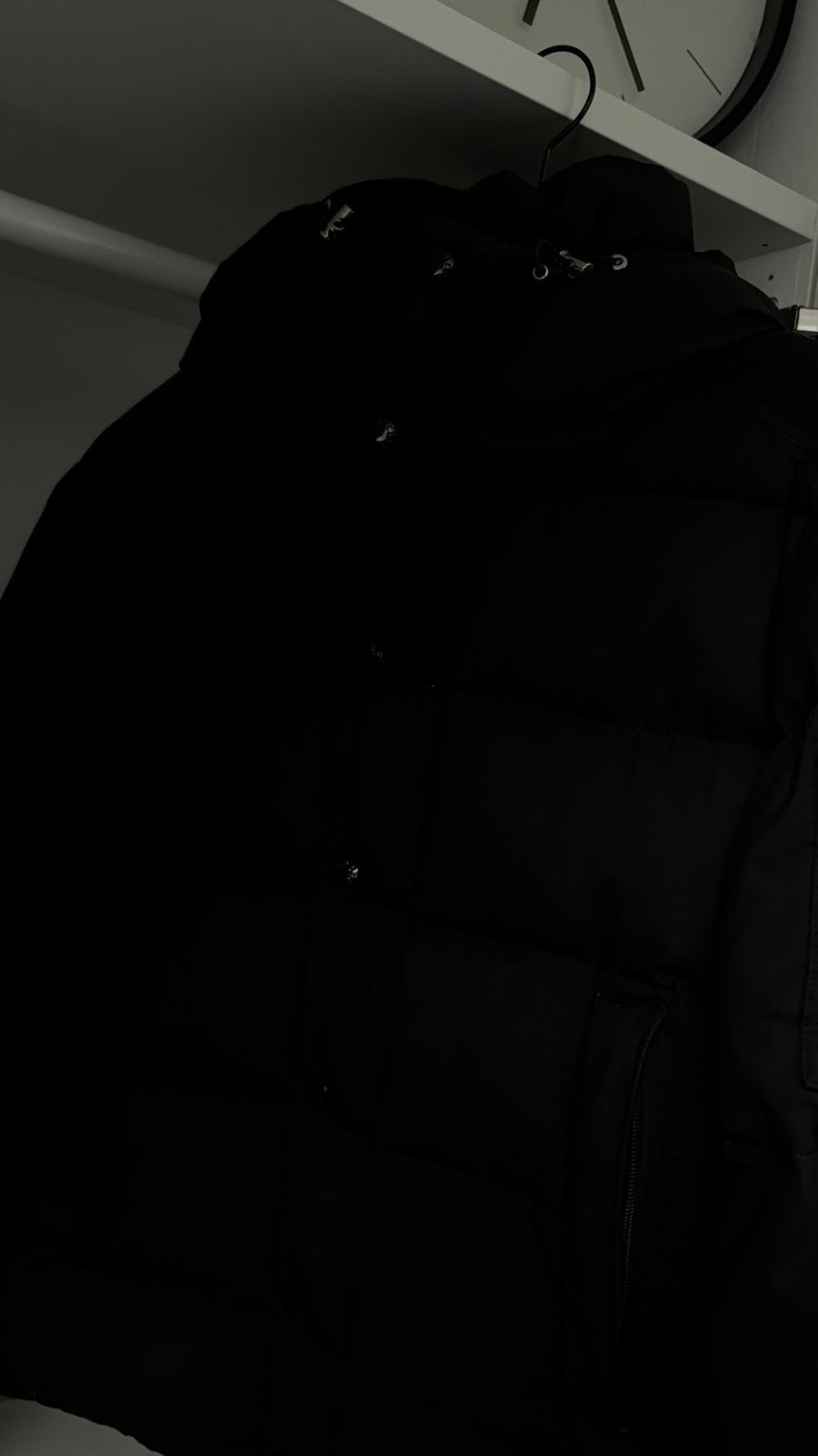 Moncler Maya Jas winter, Ophalen of Verzenden, Zo goed als nieuw, Zwart