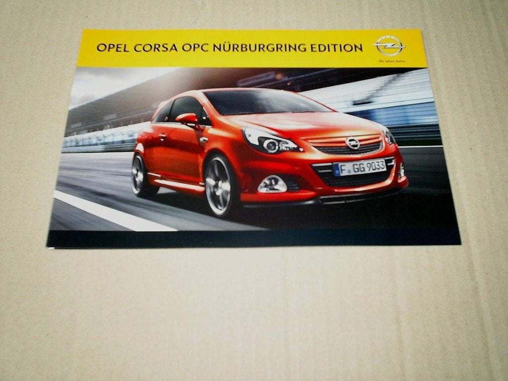 Opel Corsa OPC Nurburgring Edition 2011 6 pag., Verzenden, Zo goed als nieuw, Opel