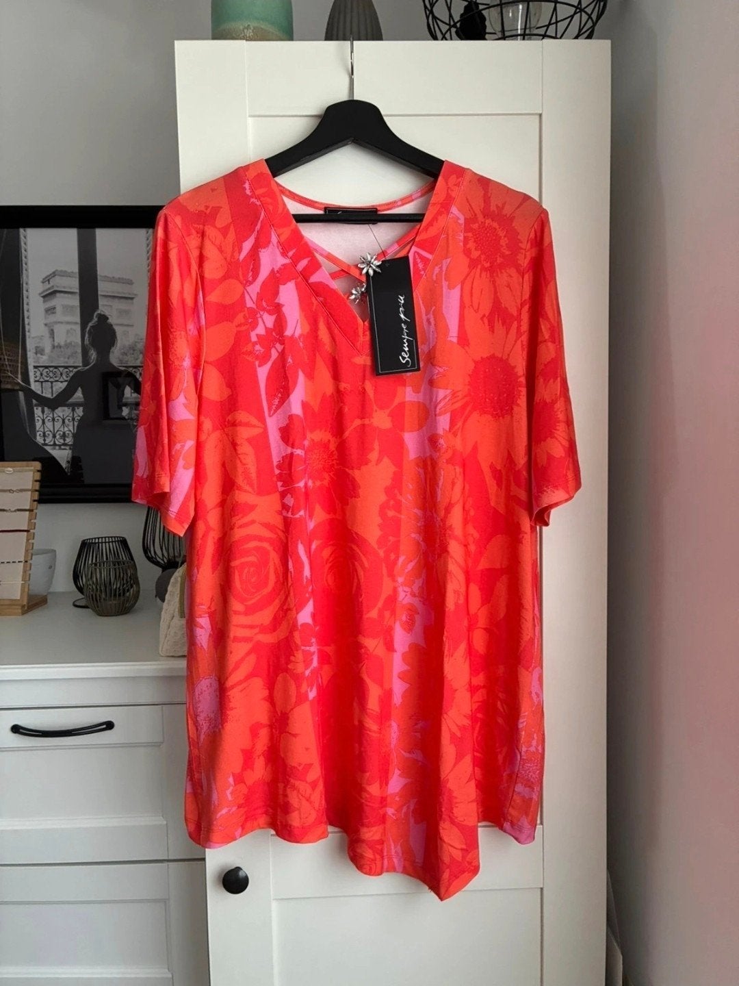 Nieuw oranje sempre piu tuniek maat 50, Kleding | Dames, Sempre piu, Blouse of Tuniek, Nieuw, Oranje