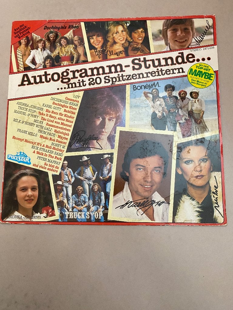 Autogramm-Stunde... met 20 Spitzenreitern LP, LP, Gebruikt, Pop, Ophalen of Verzenden