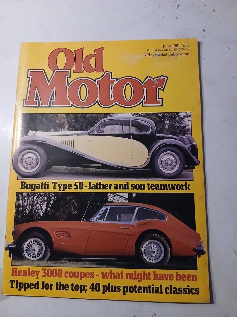 Tijdschrift Old Motor   1981, Ophalen of Verzenden, Gelezen, Overige typen