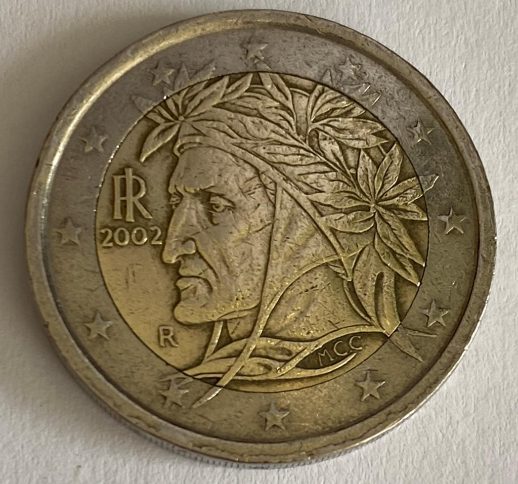 2 euromunt Italie 2002, Postzegels en Munten, Munten | Europa | Euromunten, Ophalen, Italië, 2 euro
