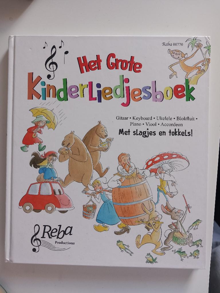 Kindermuziek boek, Ophalen of Verzenden, Zo goed als nieuw, Opvoeding tot 6 jaar