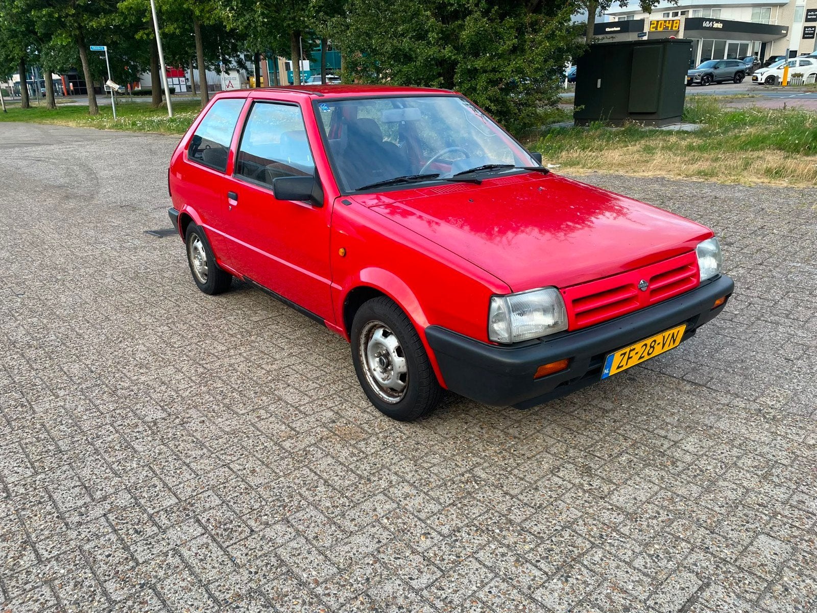 Nissan Micra 1.2 AUT U9 1991 Rood, Auto's, Nissan, Particulier, Micra, Benzine, Hatchback, Automaat, Origineel Nederlands, Rood