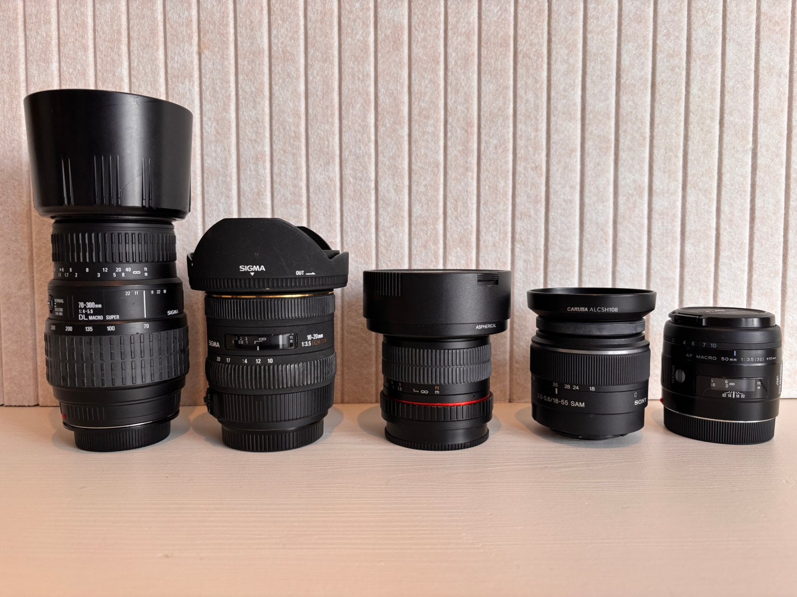 Lenzen voor Sony A-Mount APS-C, Ophalen of Verzenden, Gebruikt, Overige typen, Zoom