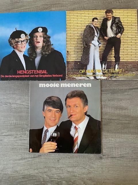 3 Albums Het Simplisties Verbond (Van Kooten en De Bie), Cd's en Dvd's, Vinyl | Nederlandstalig, Ophalen of Verzenden, Gebruikt