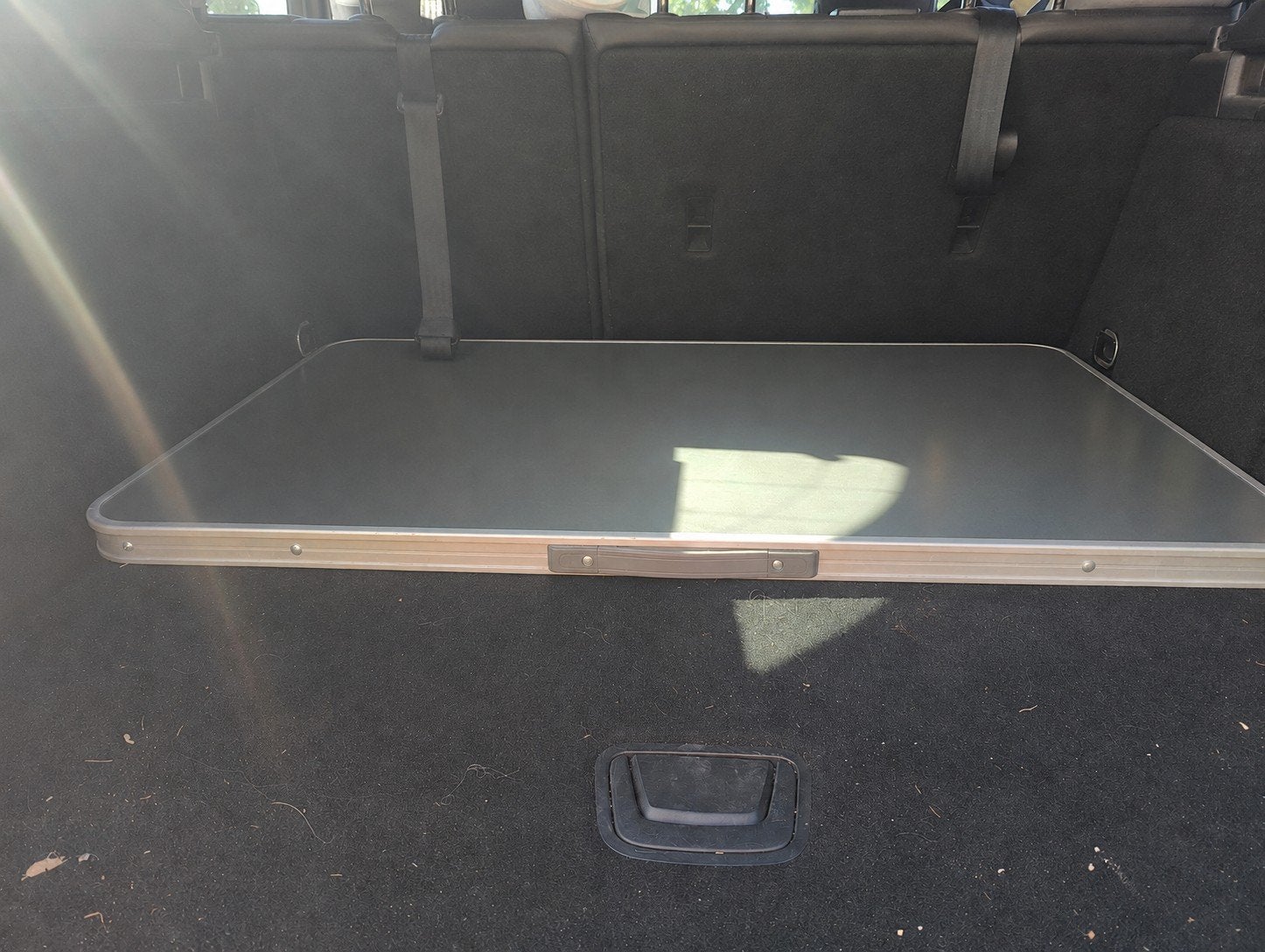 Opvouwbare campingtafel 120x60 cm, ingeklapt 3,5 cm dik, Ophalen, Campingtafel