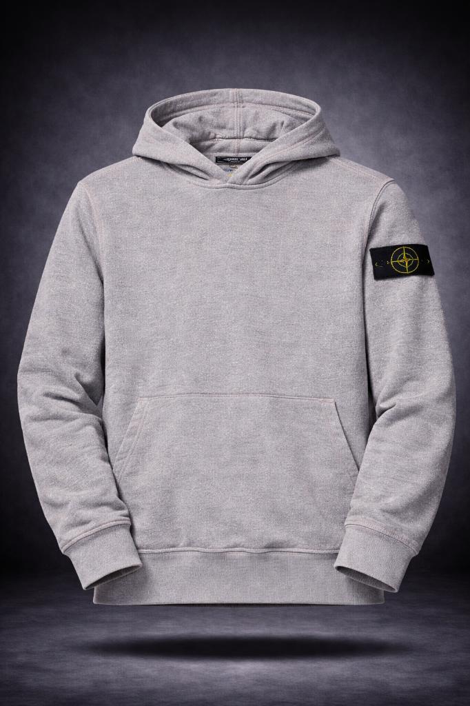 Stone Island Hoodie - XL - Middengrijs- Authentiek, Maat 56/58 (XL), Ophalen of Verzenden, Grijs, Stone Island