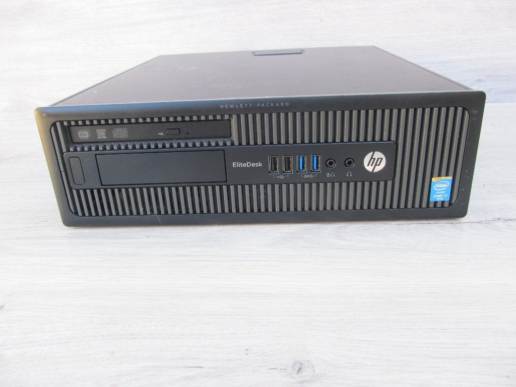 HP EliteDesk 800 G1 SFF Quad Core i7 4790 3.60 Ghz -4.0 Ghz, Ophalen, Gebruikt, HDD, Intel Core i7