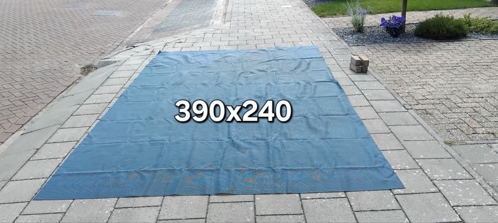2 x tenttapijt 390 x 240 en 390 x 180, Caravans en Kamperen, Ophalen