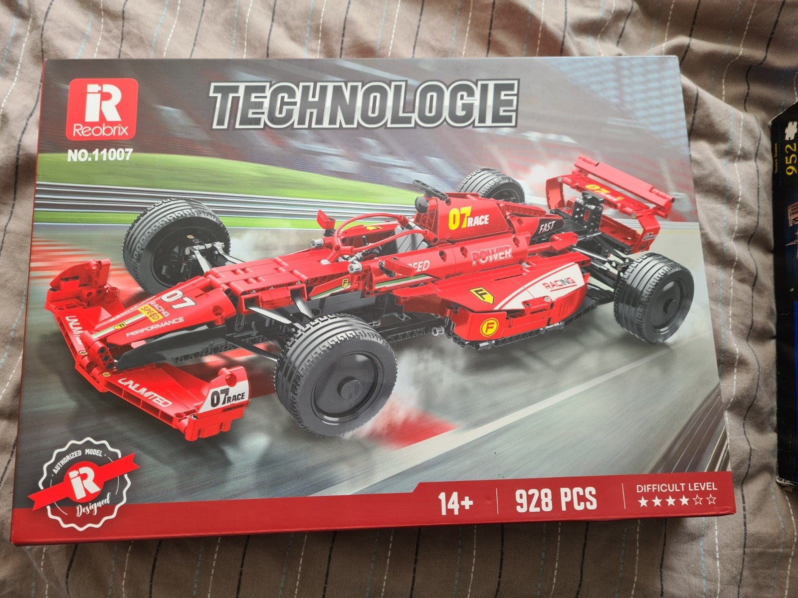 Reobrix Techniek Formule 1 Raceauto Bouwpakket 928 Stuks, Ophalen of Verzenden, Nieuw, Auto, Overige merken