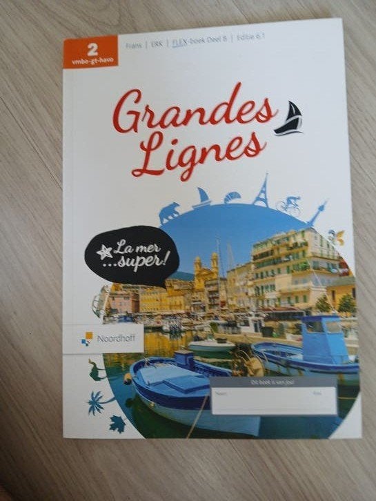 Grandes Lignes Frans FLEX-boek Deel B vmbo-gt-havo 2, Ophalen of Verzenden, Alpha, Zo goed als nieuw, MBO