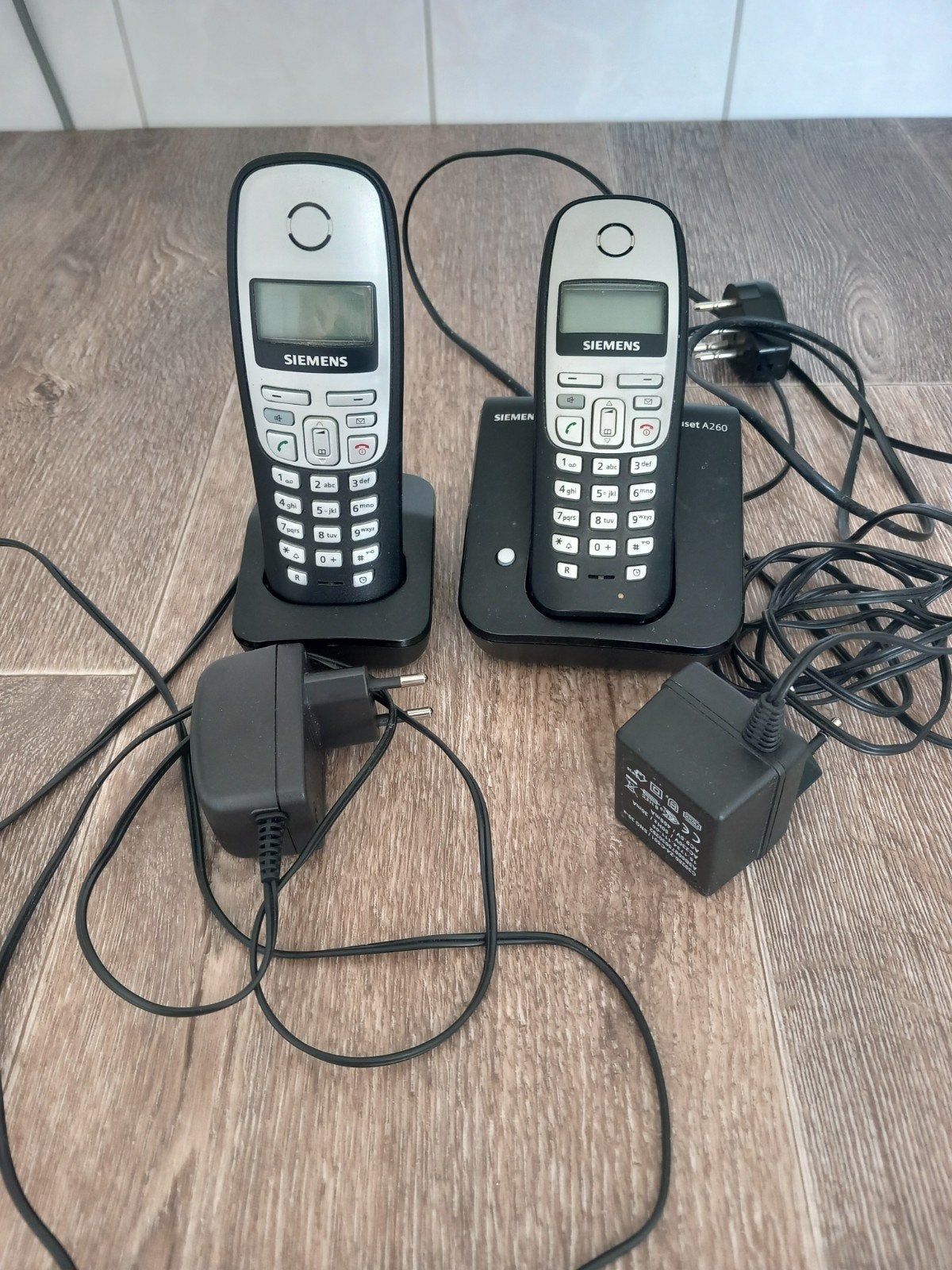 Siemens Gigaset A260 met handleiding, Telecommunicatie, Ophalen of Verzenden, Gebruikt, 2 handsets